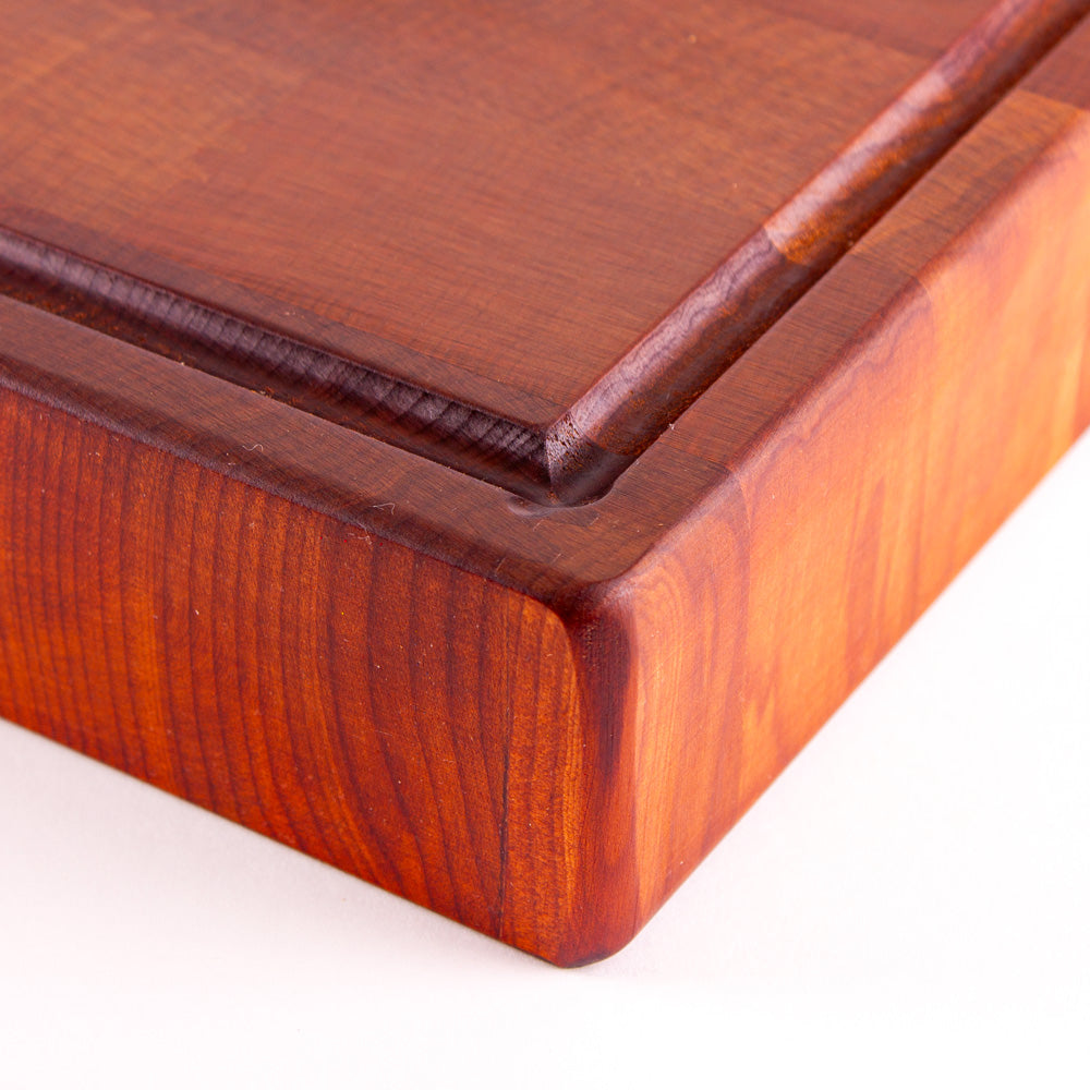 End Grain Chopping Board with Juice Groove, Ancient Kauri, Extra Large