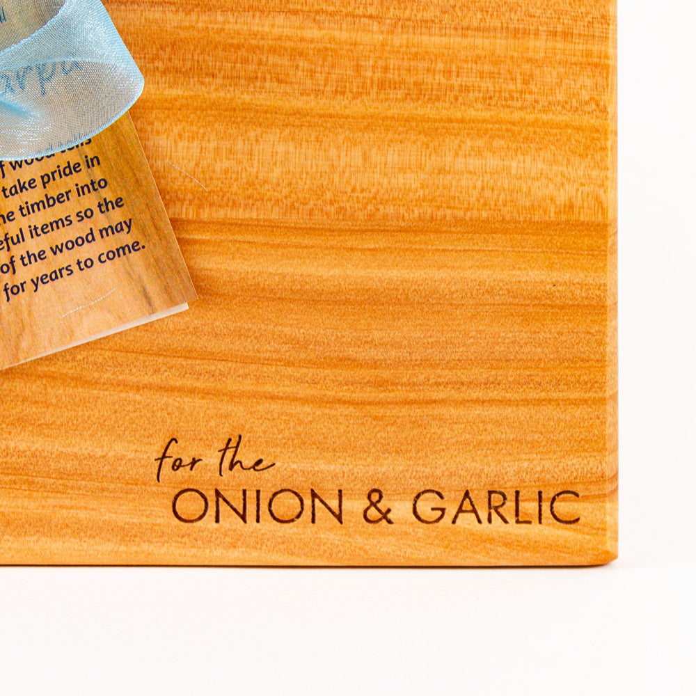 Chopping Board For The Onion & Garlic 280x180