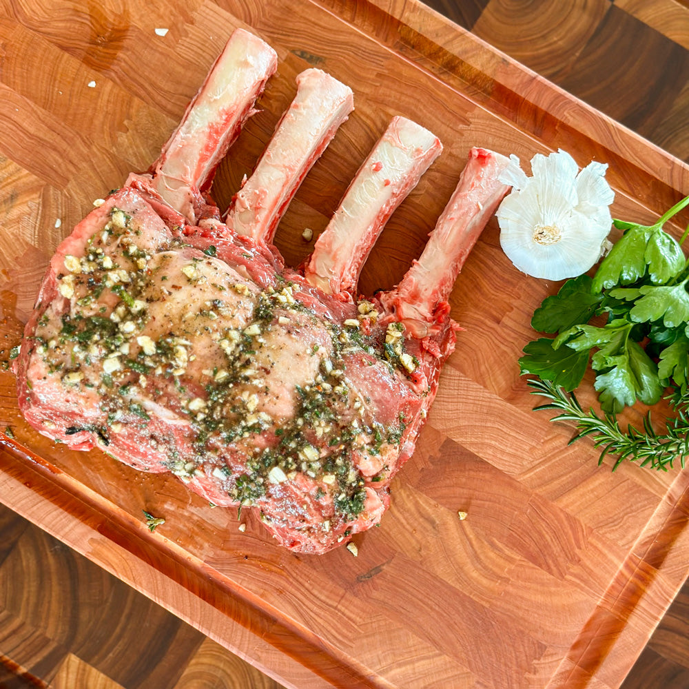 End Grain Chopping Board with Juice Groove, Extra Large, 550x350x60 Macrocarpa