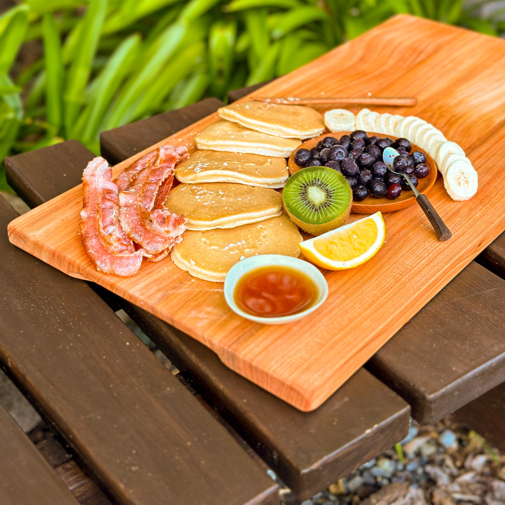 Serving Platter Board with Hand Holds