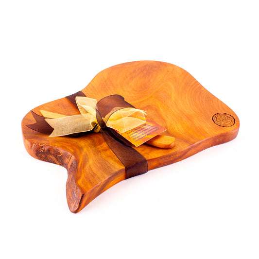 Ancient Kauri Rustic Natural Edge Board and Knife Set 1128