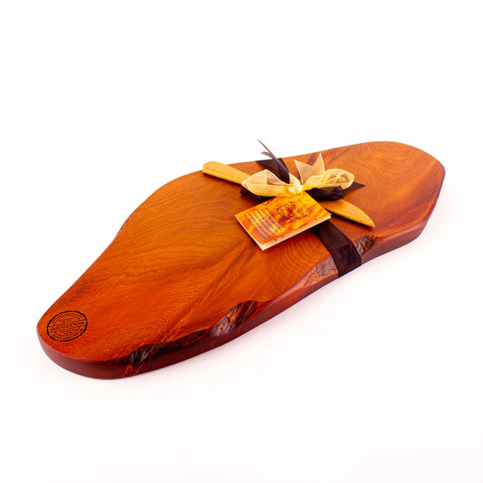 Ancient Kauri Rustic Natural Edge Board and Knife Set 1141