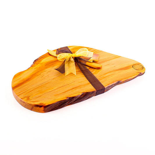 Ancient Kauri Rustic Natural Edge Board and Knife Set 1194