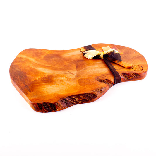 Ancient Kauri Rustic Natural Edge Board and Knife Set 1237