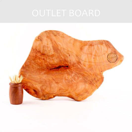 B-GRADE | Macrocarpa Rustic Natural Edge Board 143