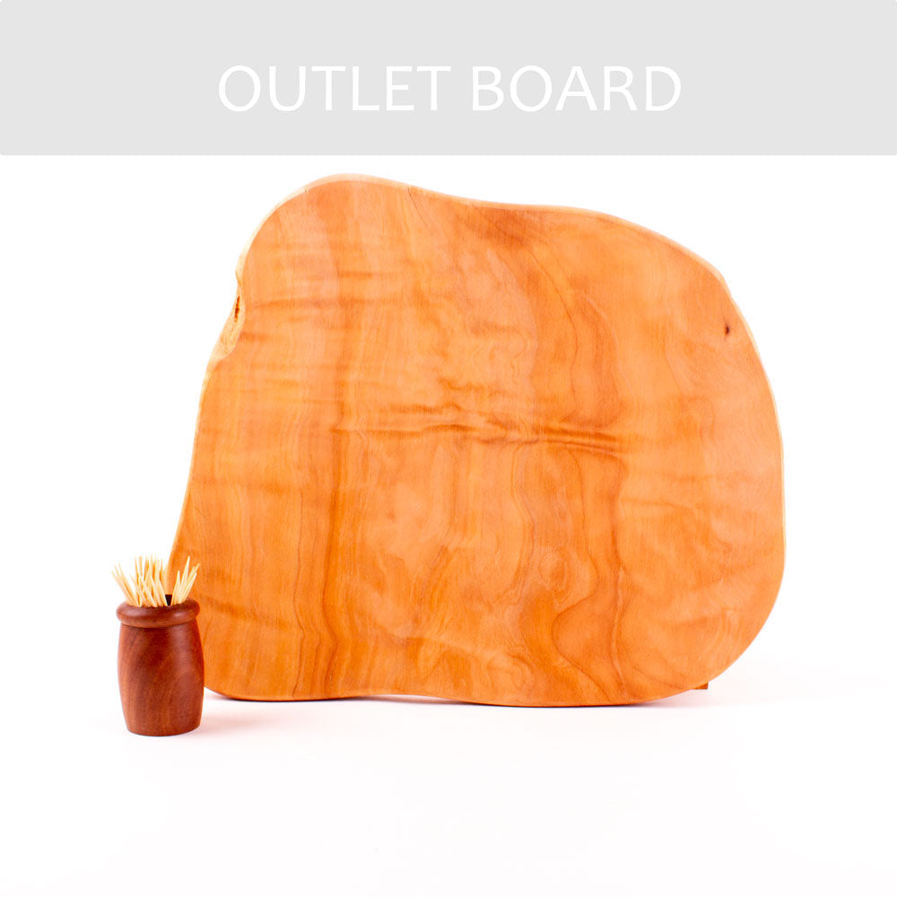 B-GRADE | Macrocarpa Rustic Natural Edge Board 155