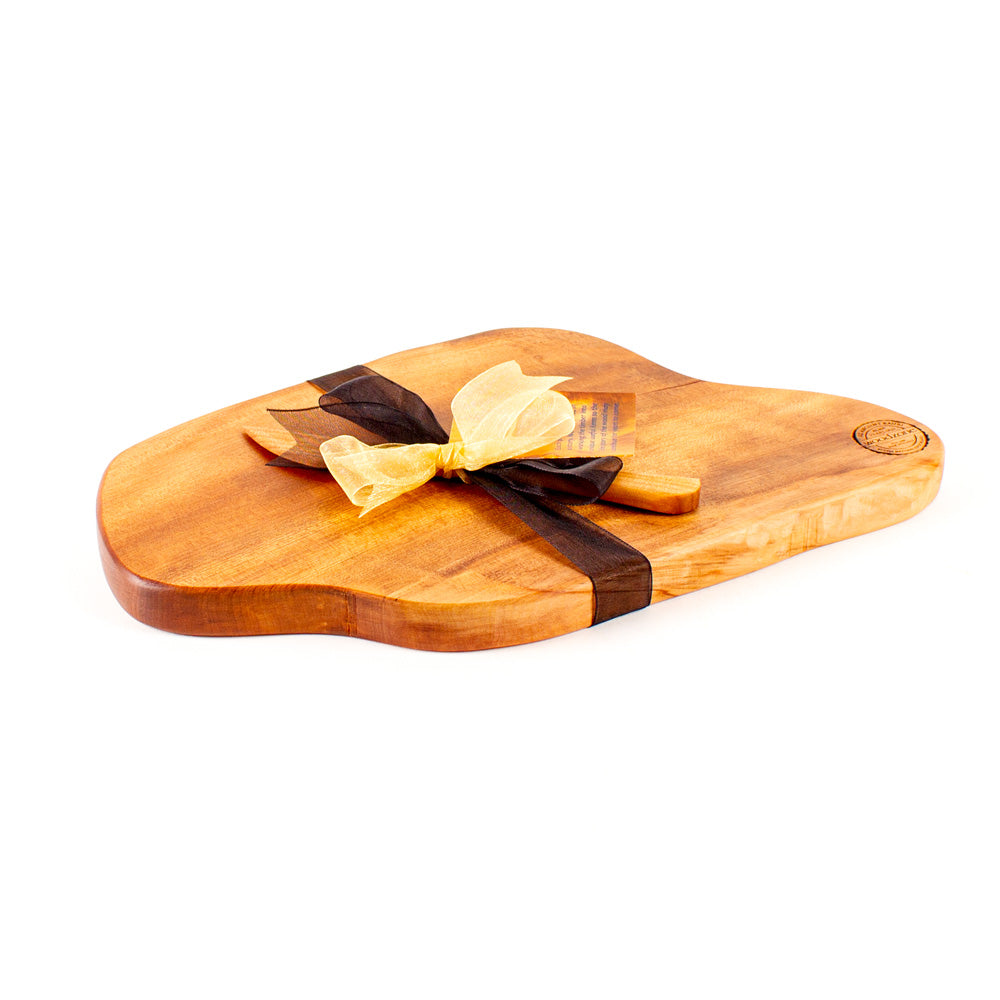 Ancient Kauri Rustic Natural Edge Board and Knife Set 817