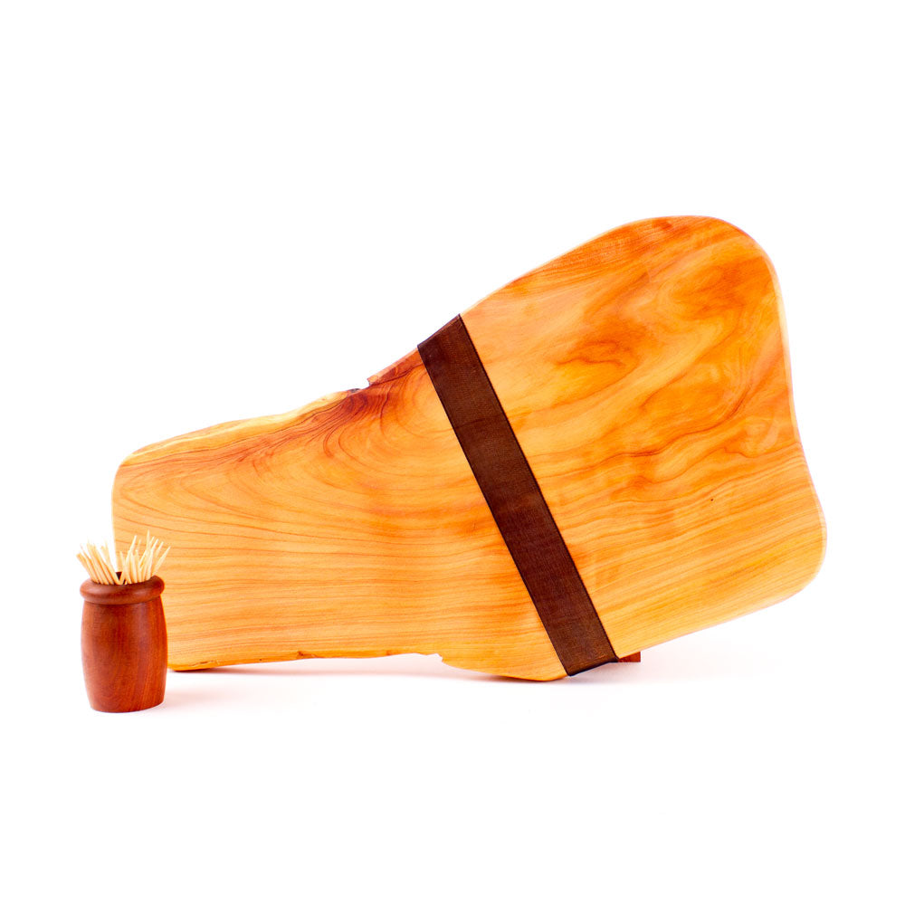 Macrocarpa Rustic Natural Edge Board and Knife Set 84