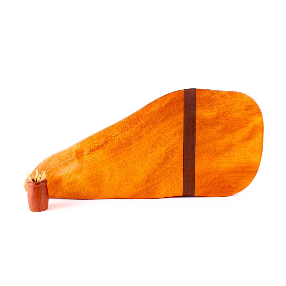 Ancient Kauri Rustic Natural Edge Board and Knife Set 874