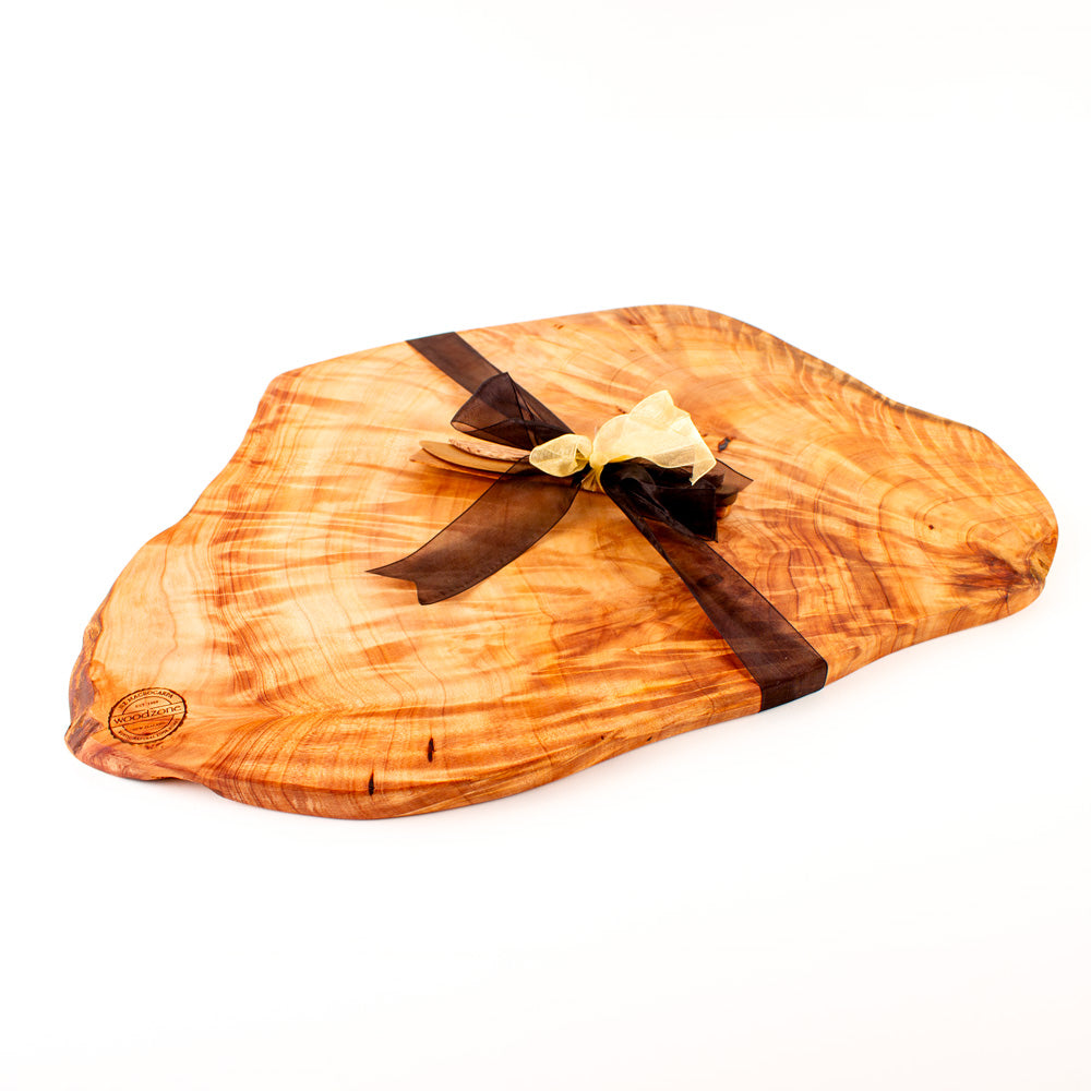 Macrocarpa Rustic Natural Edge Board and Knife Set 897