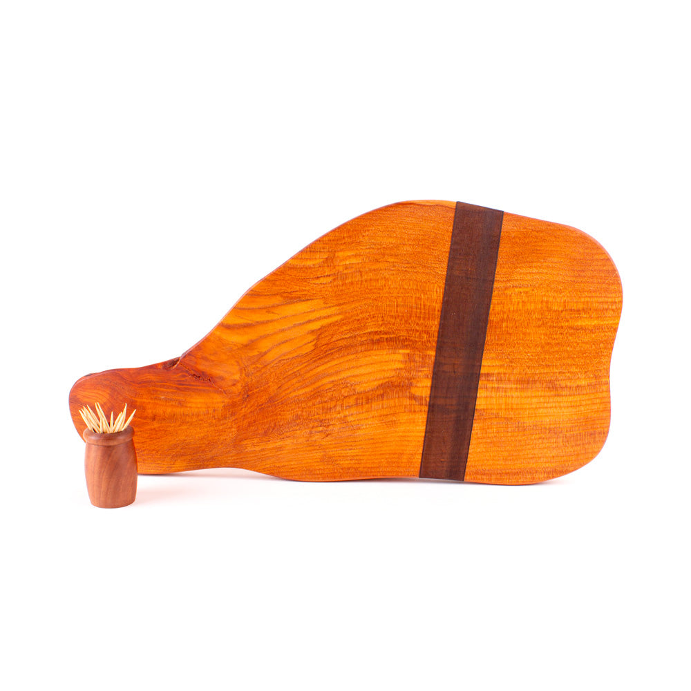 Ancient Kauri Rustic Natural Edge Board and Knife Set 930
