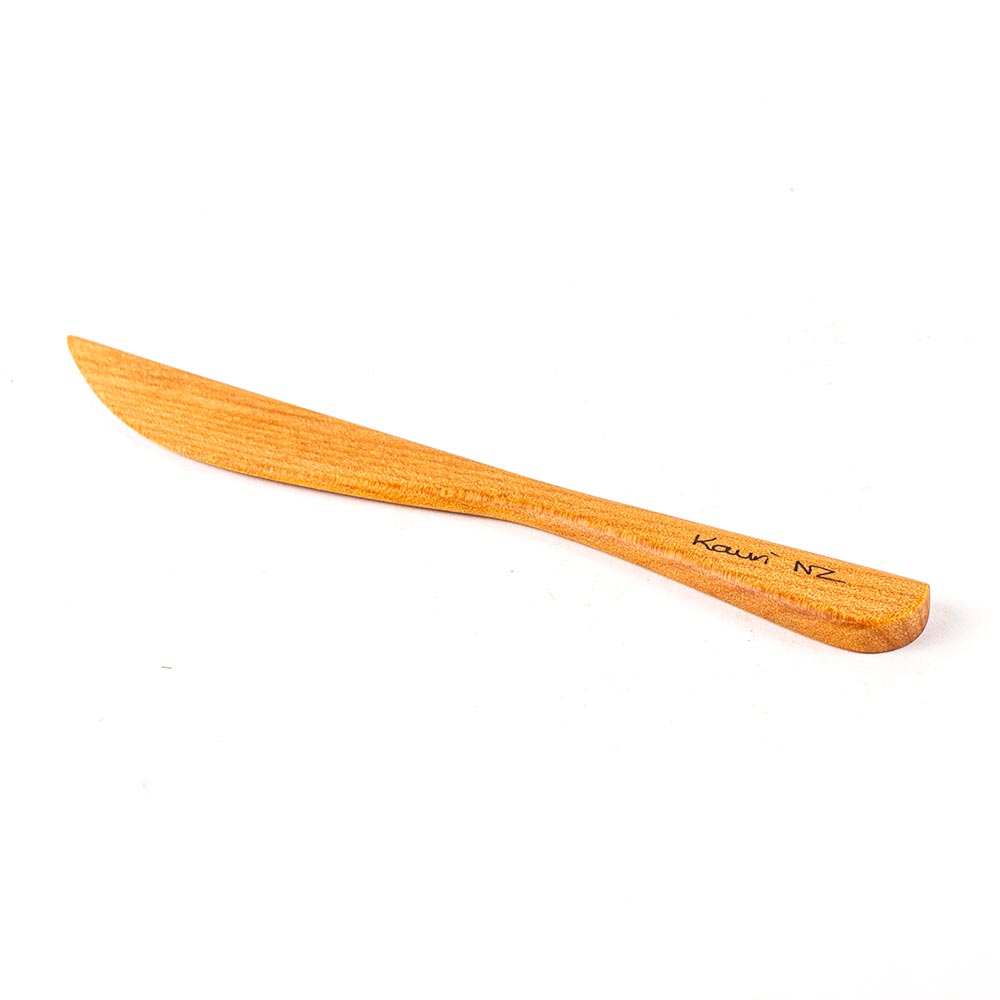 Ancient Kauri Rustic Natural Edge Board and Knife Set 954
