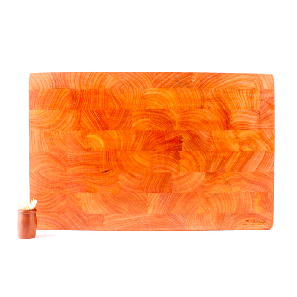 End Grain Chopping Board, Extra Large, 550x350x60 Macrocarpa