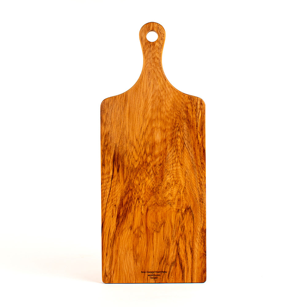 The Great NZ Bread Knife and Handle Board Set - Heart Rimu with Rimu Bread Knife