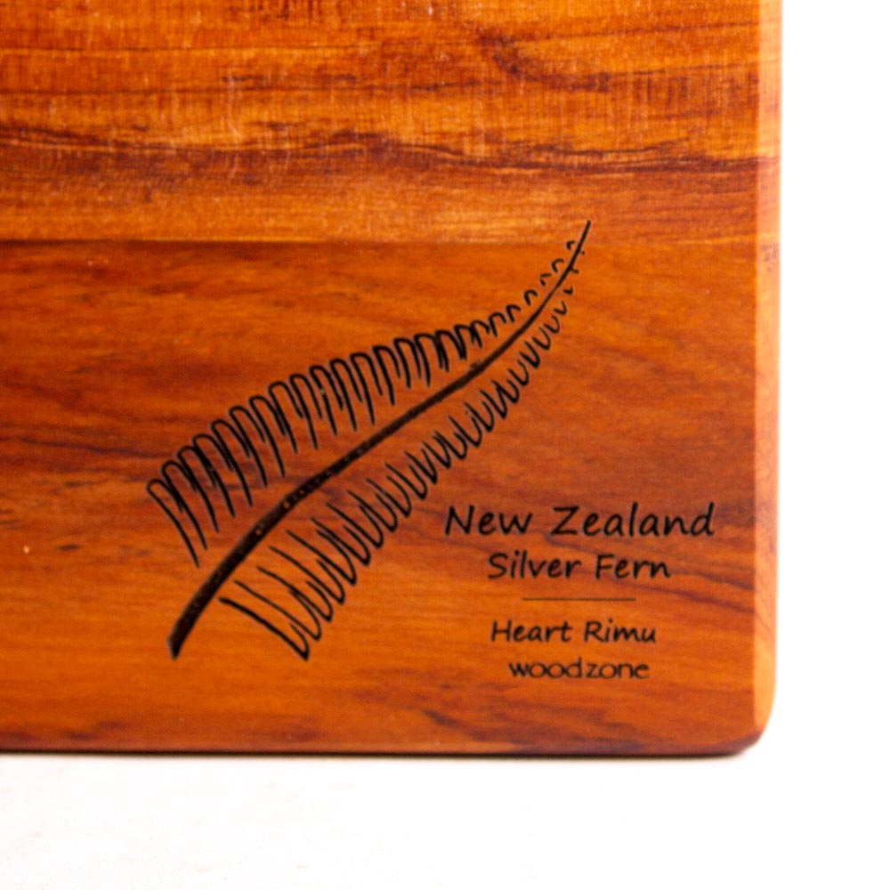 The Great NZ Cheese Board 280x180 and Knife Set - Engraved Icon
