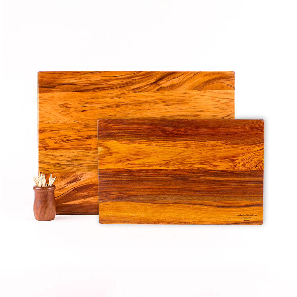 The Great NZ Chopping Board Set - Heart Rimu