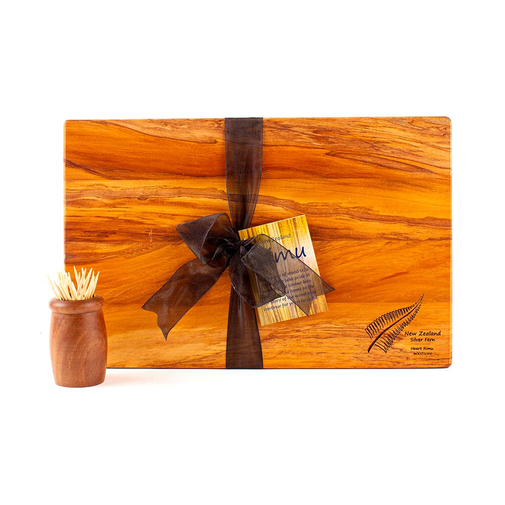 The Great NZ Cheese Board 280x180 with Engraved Icon