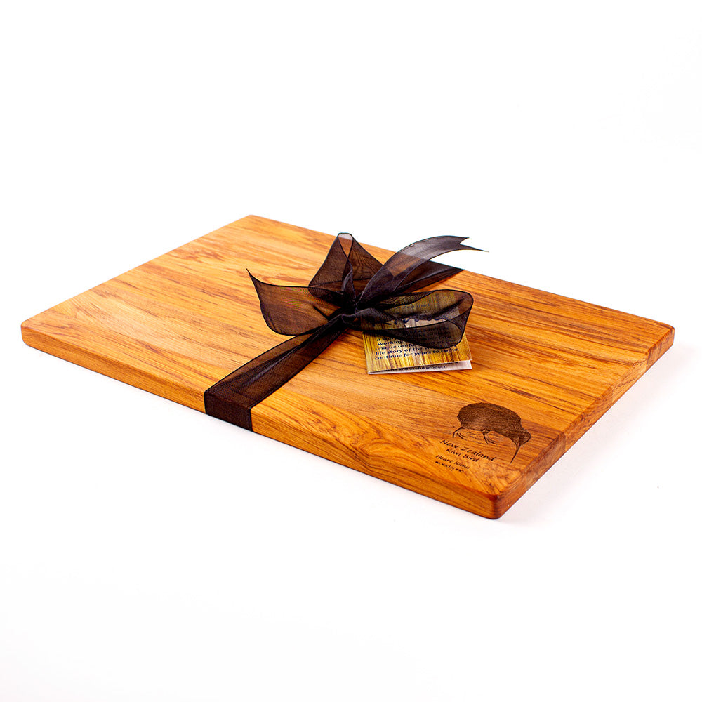 The Great NZ Cheese Board 280x180 with Engraved Icon