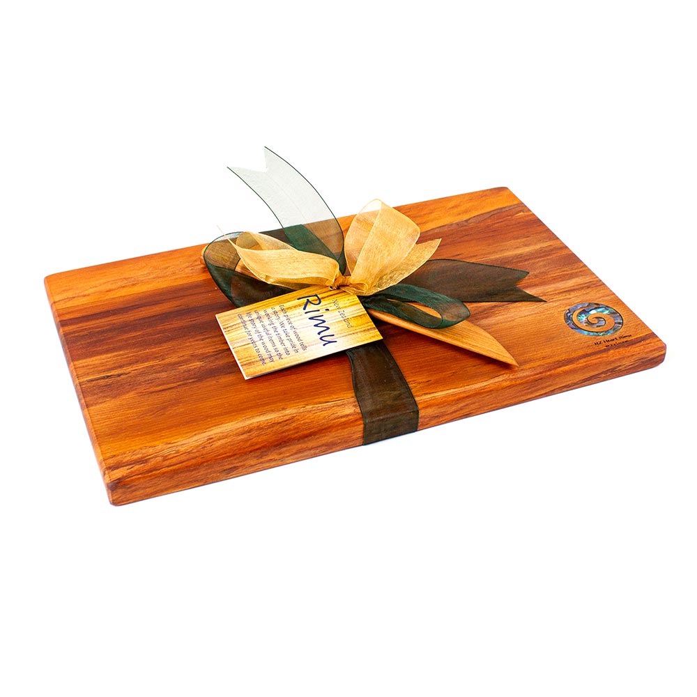 The Great NZ Cheese Board 280x180 and Knife Set - Paua