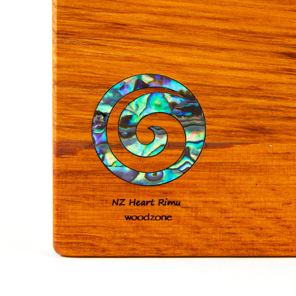 The Great NZ Cheese Board 280x180 and Knife Set - Paua