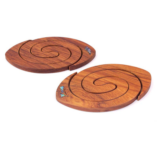 Rugby Ball Beer Coaster, set of 2