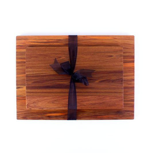 The Great NZ Chopping Board Set - Dark Heart Rimu - Clearance