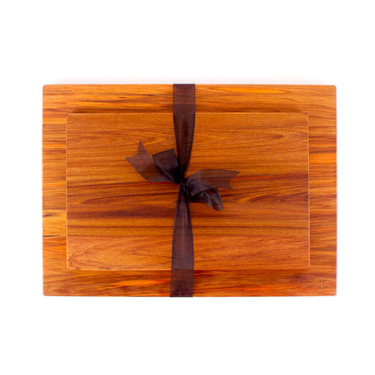 The Great NZ Chopping Board Set - Dark Heart Rimu - Clearance