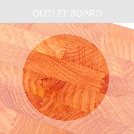B-GRADE | End Grain Chopping Board 440x300x50 Macrocarpa | 10