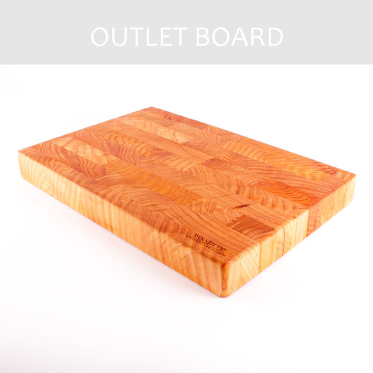 B-GRADE | End Grain Chopping Board 440x300x50 Macrocarpa | 10
