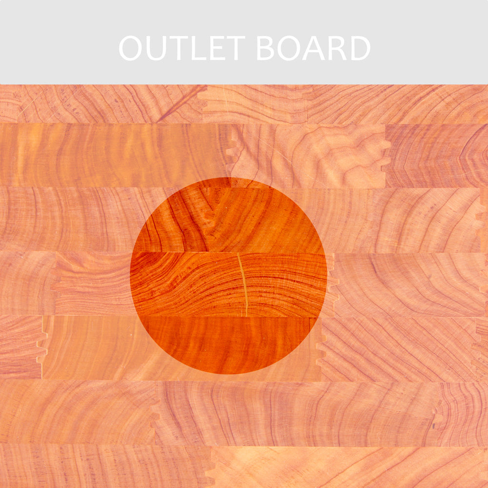 B-GRADE | End Grain Chopping Board 540x340x60 Macrocarpa | 13