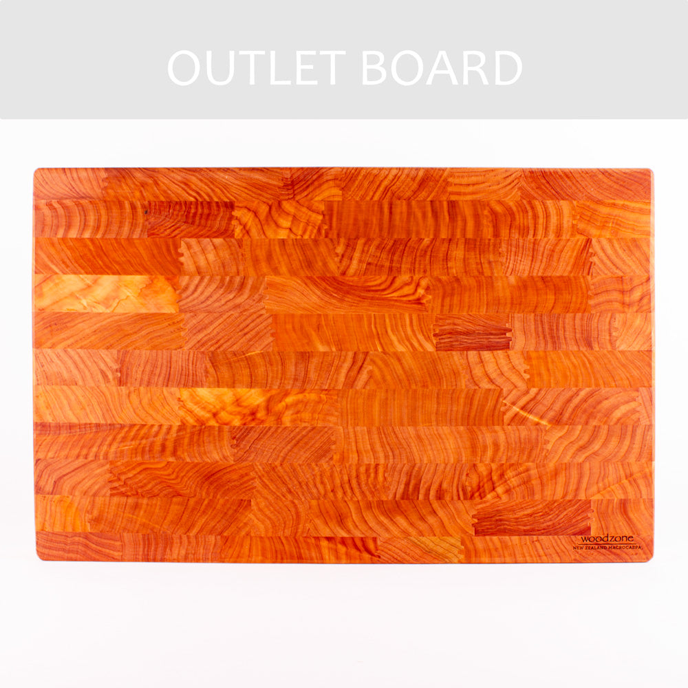 B-GRADE | End Grain Chopping Board 540x340x60 Macrocarpa | 13