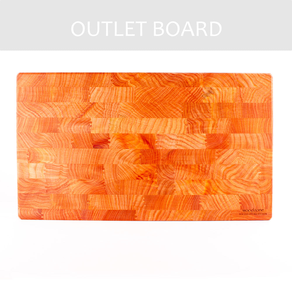 B-GRADE | End Grain Chopping Board 545x320x60 Macrocarpa | 11