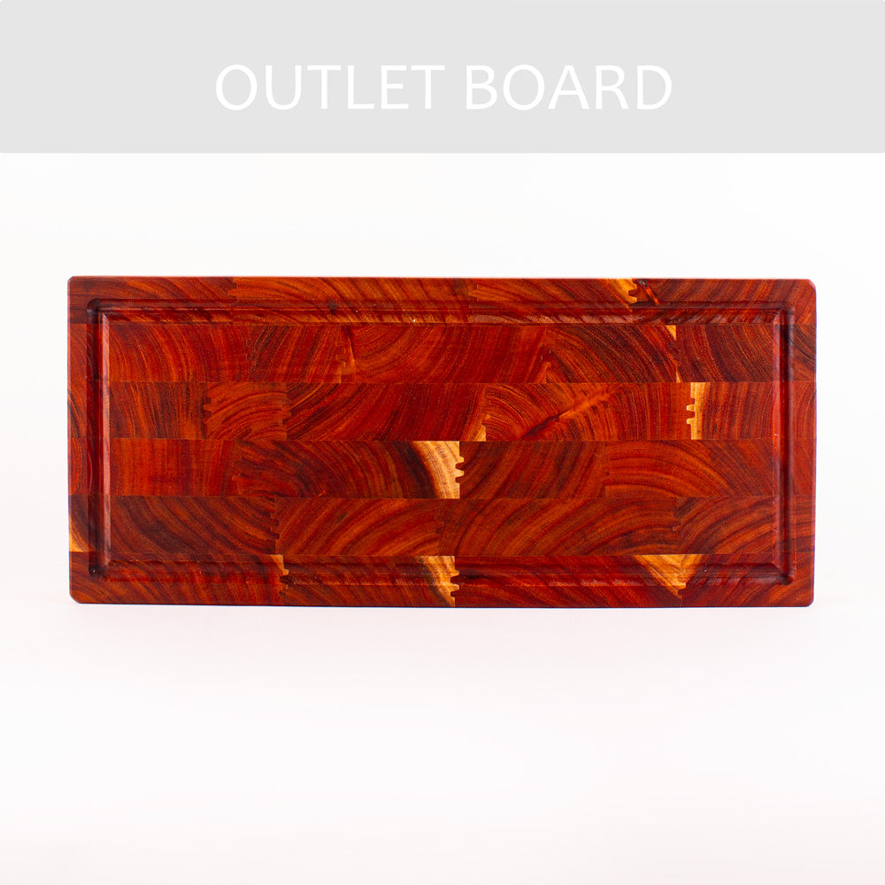 B GRADE | End Grain Chopping Board, 445x200x50 NZ Blackwood | 12
