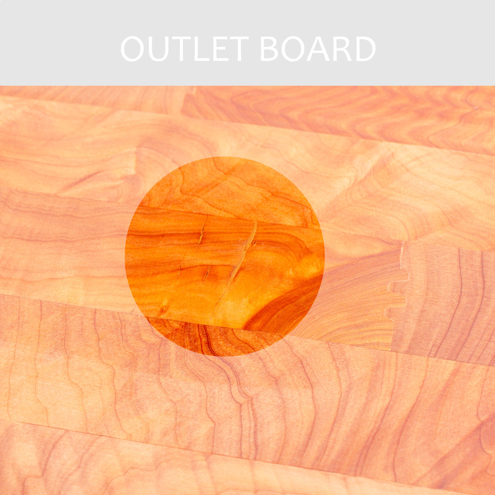 B-GRADE | End Grain Chopping Board 440x270x50 Macrocarpa | 14