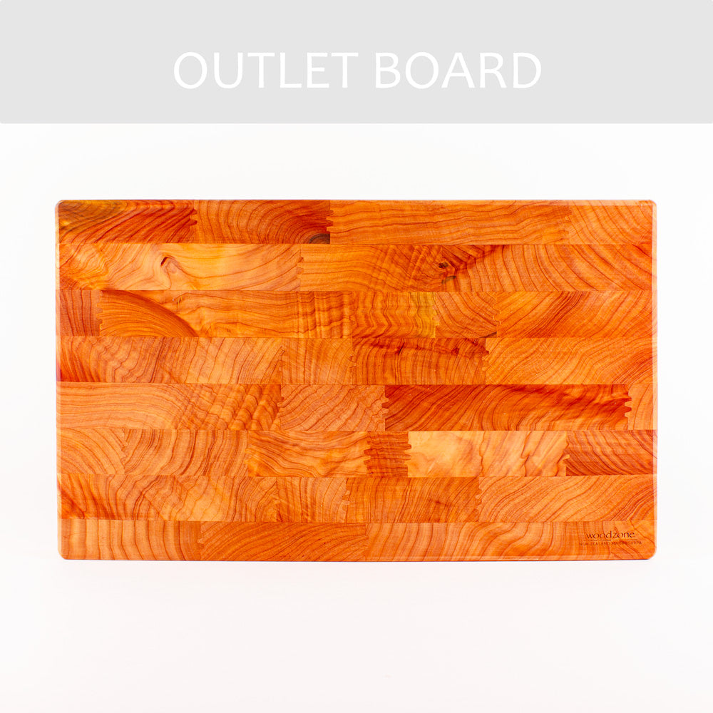 B-GRADE | End Grain Chopping Board 440x270x50 Macrocarpa | 14