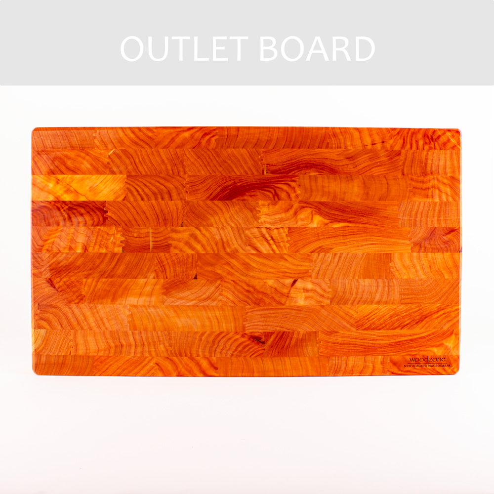 B-GRADE | End Grain Chopping Board 540x310x60 Macrocarpa | 15