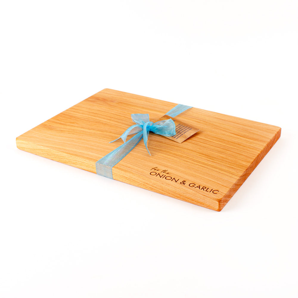 Chopping Board For The Onion & Garlic
