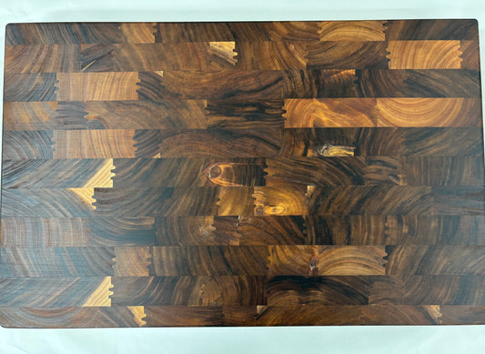 B GRADE | End Grain Chopping Board, 540x340x55 NZ Blackwood