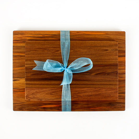 The Great NZ Chopping Board Set - Dark Heart Rimu - Clearance