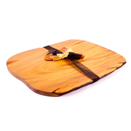 Ancient Kauri Rustic Natural Edge Board and Knife Set 1045