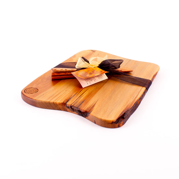 Ancient Kauri Rustic Natural Edge Board and Knife Set 1069