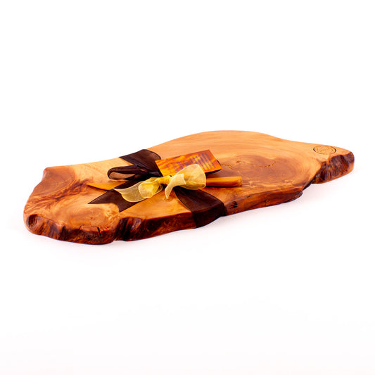 B-GRADE | Ancient Kauri Rustic Natural Edge Board and Knife Set 1072