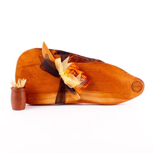 Ancient Kauri Rustic Natural Edge Board and Knife Set 1123