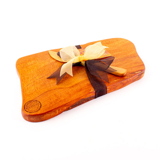 Ancient Kauri Rustic Natural Edge Board and Knife Set 1130