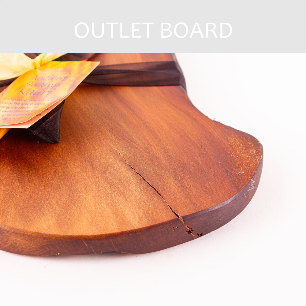 B-GRADE | Ancient Kauri Rustic Natural Edge Board and Knife Set 1134