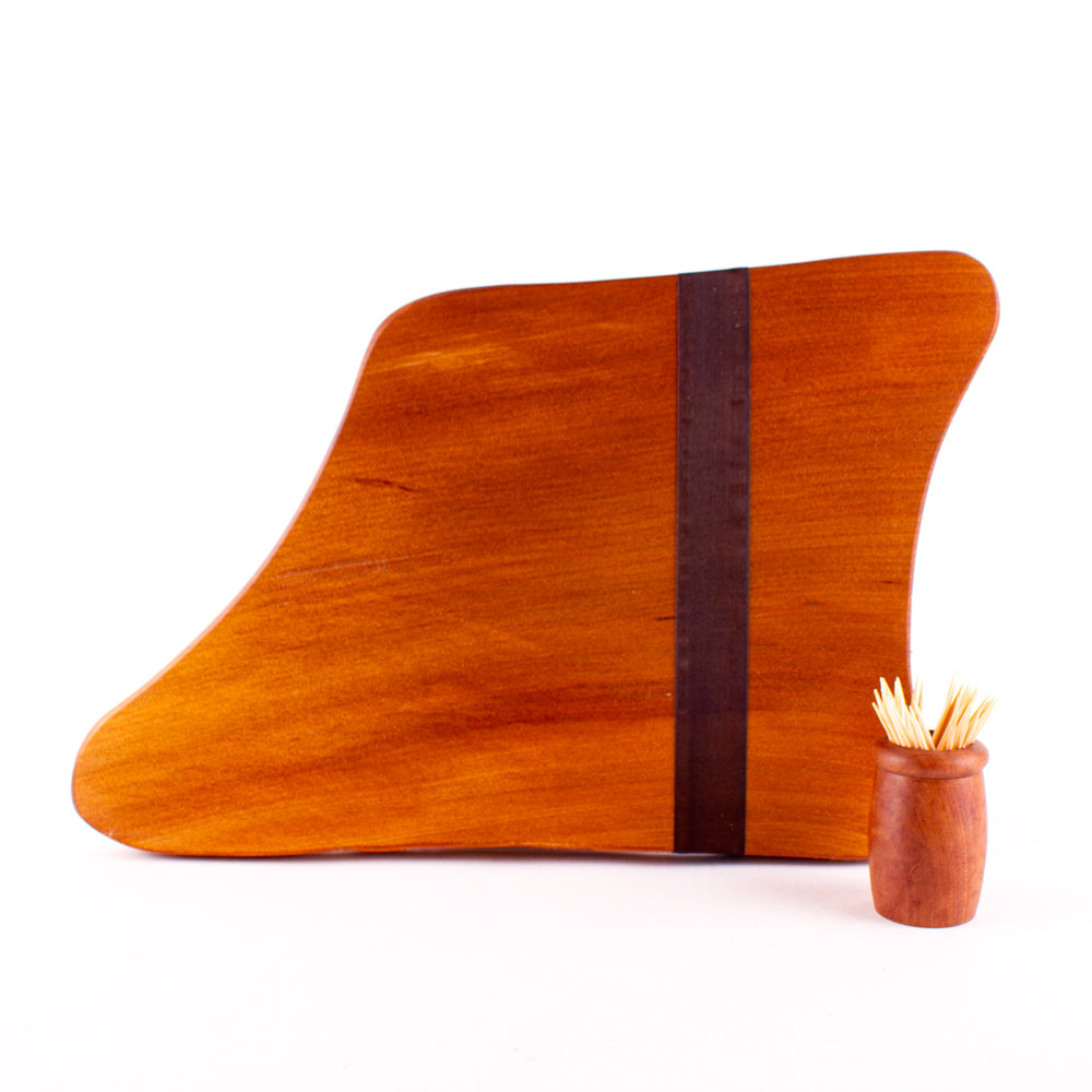 Ancient Kauri Rustic Natural Edge Board and Knife Set 1144a