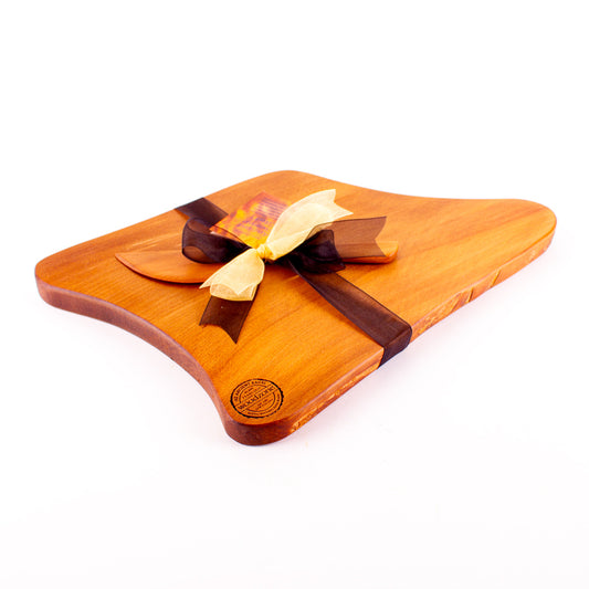 Ancient Kauri Rustic Natural Edge Board and Knife Set 1144a