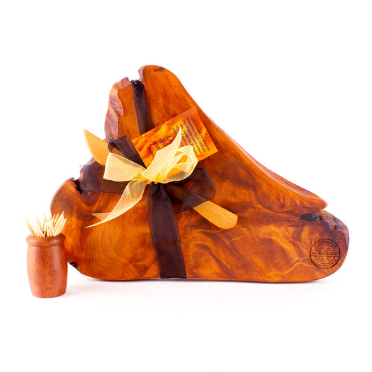 Ancient Kauri Rustic Natural Edge Board and Knife Set 1149