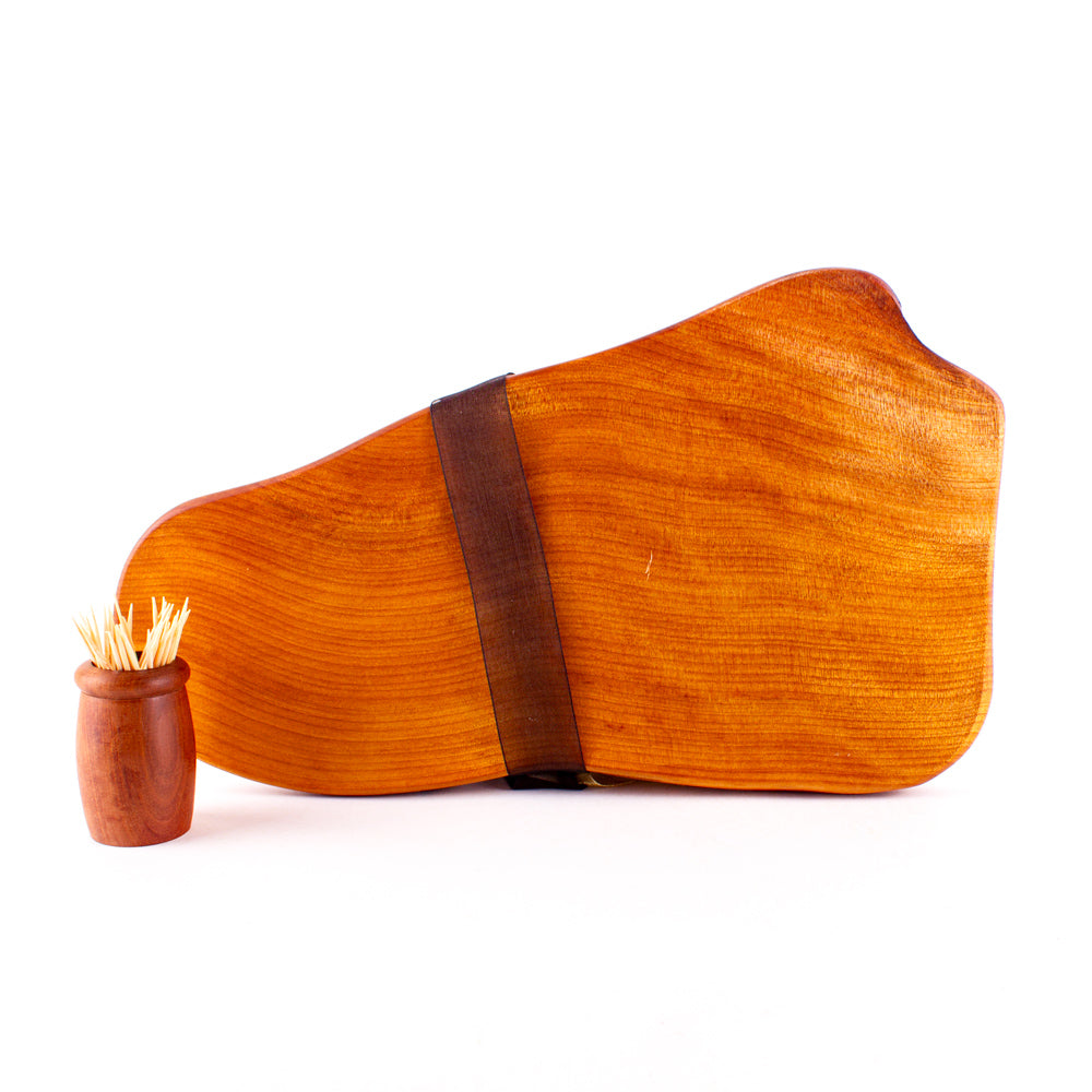 Ancient Kauri Rustic Natural Edge Board and Knife Set 1151