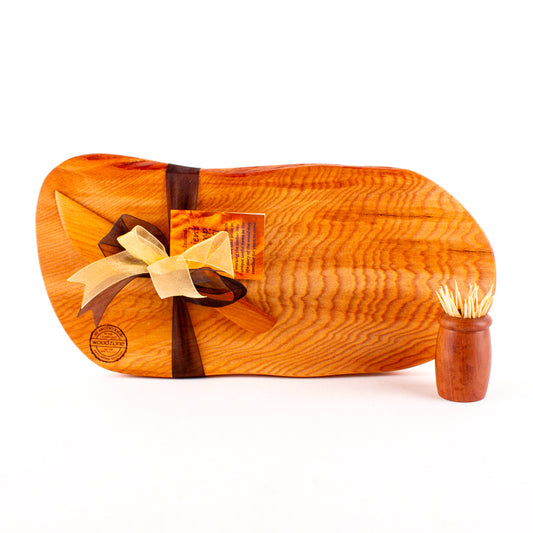 Ancient Kauri Rustic Natural Edge Board and Knife Set 1152